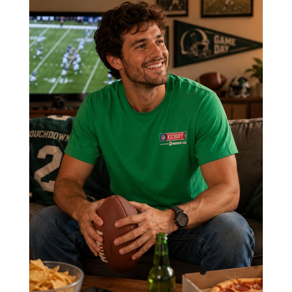 Next Level Madden 22 NFL Kickoff Shirt Men’s Medium Tampa Bay 2021 Green